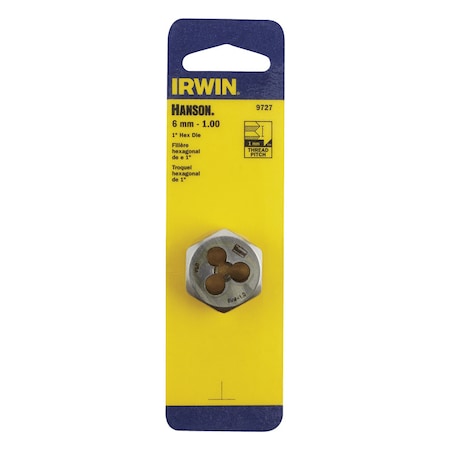 IRWIN Die Metric 6Mm-1.00Mm 9727ZR